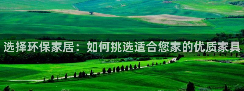 杏宇官方注册中心：选择环保家居：如何挑选适合您家的优质家具